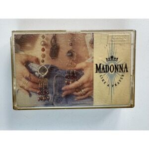Vintage Madonna Cassette Like A Prayer 1989 Album Pop Rock Sire Clear Music